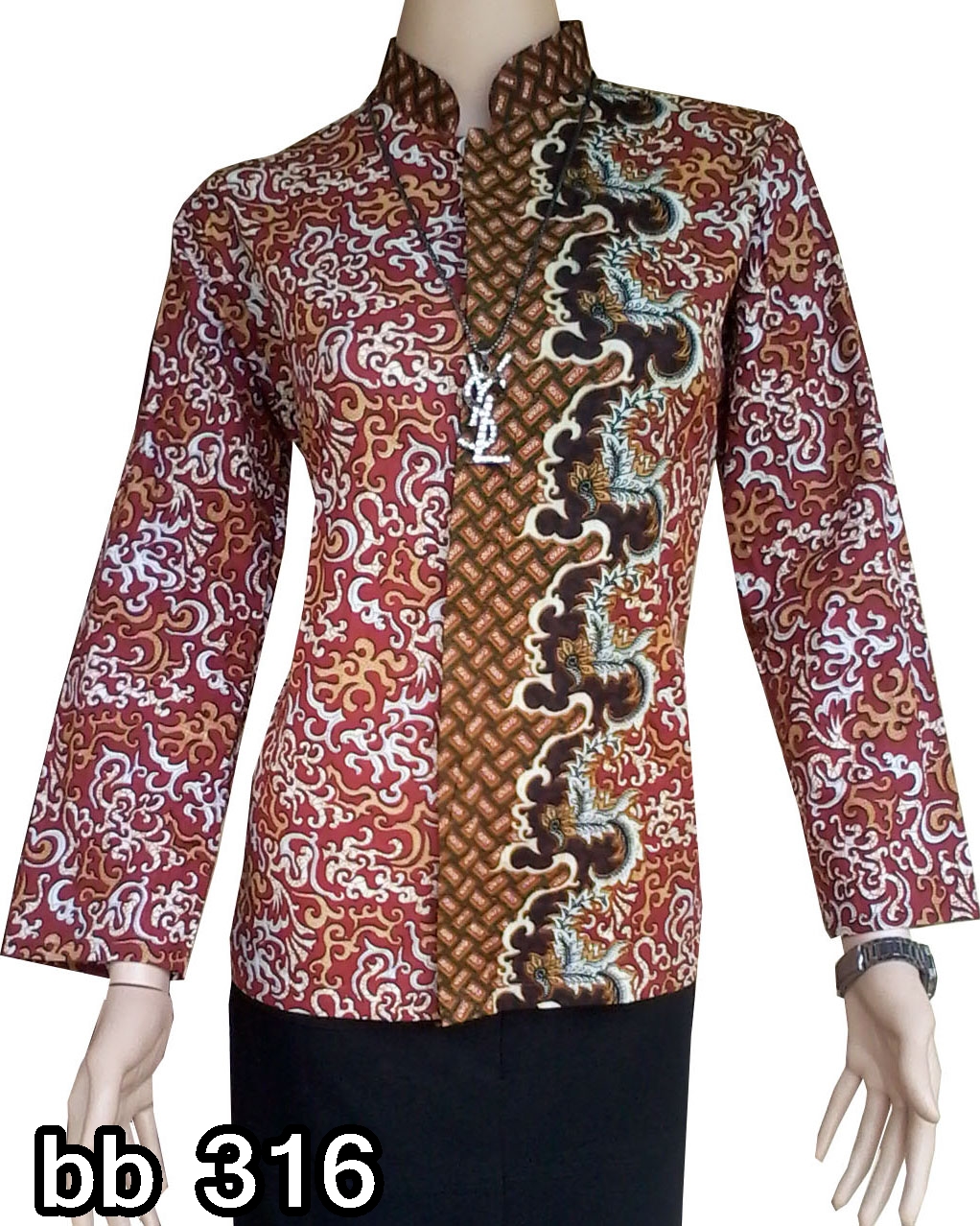  Model  Baju  Batik  Formal Laki  laki  dan Wanita Modern 2021 